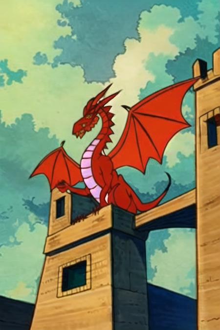 16659-761333446-dragon, wide_shot, solo, wings, castle, cloudy_sky, day.png